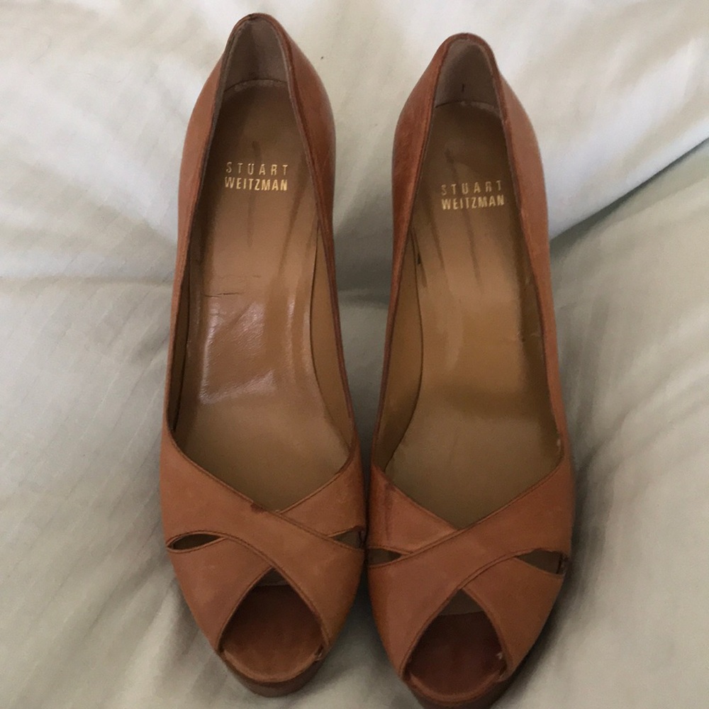 STUART WEITZMAN leather pumps